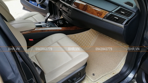 Thảm lót sàn ô tô 5D 6D BMW X1 2017 - nay Bảo hành tới 5 năm, thiết kế riêng theo form xe che phủ sàn xe tới 90%